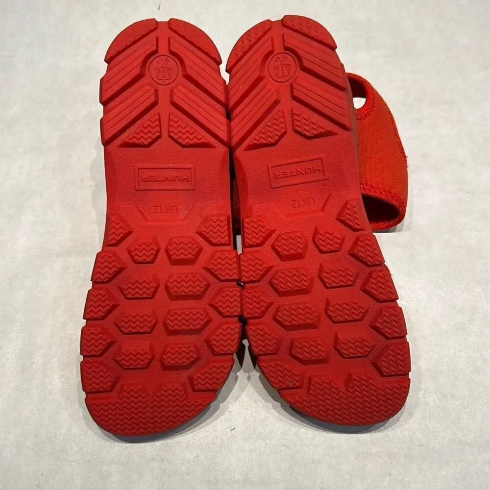 Hunter Wellies Outdoor Kids Red Sandals Water Shoes Sz Boys 13 Girls 1 EUR34 UK2